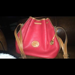 Vintage DOONEY & BURKE cheery red drawstring